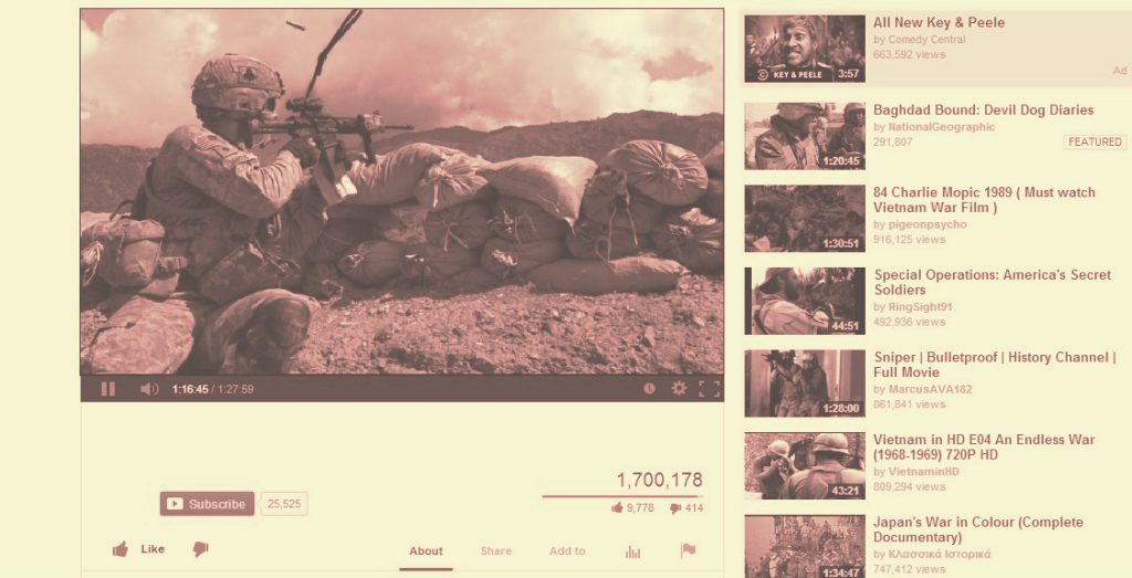 War, Just How We Image’d It: Part I