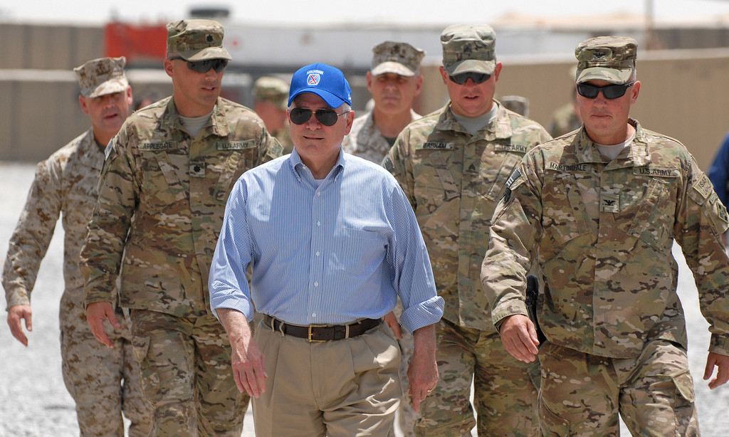 US Secretary Gates’ visit to Forward Operating Base Walton in Kandahar, Afghanistan