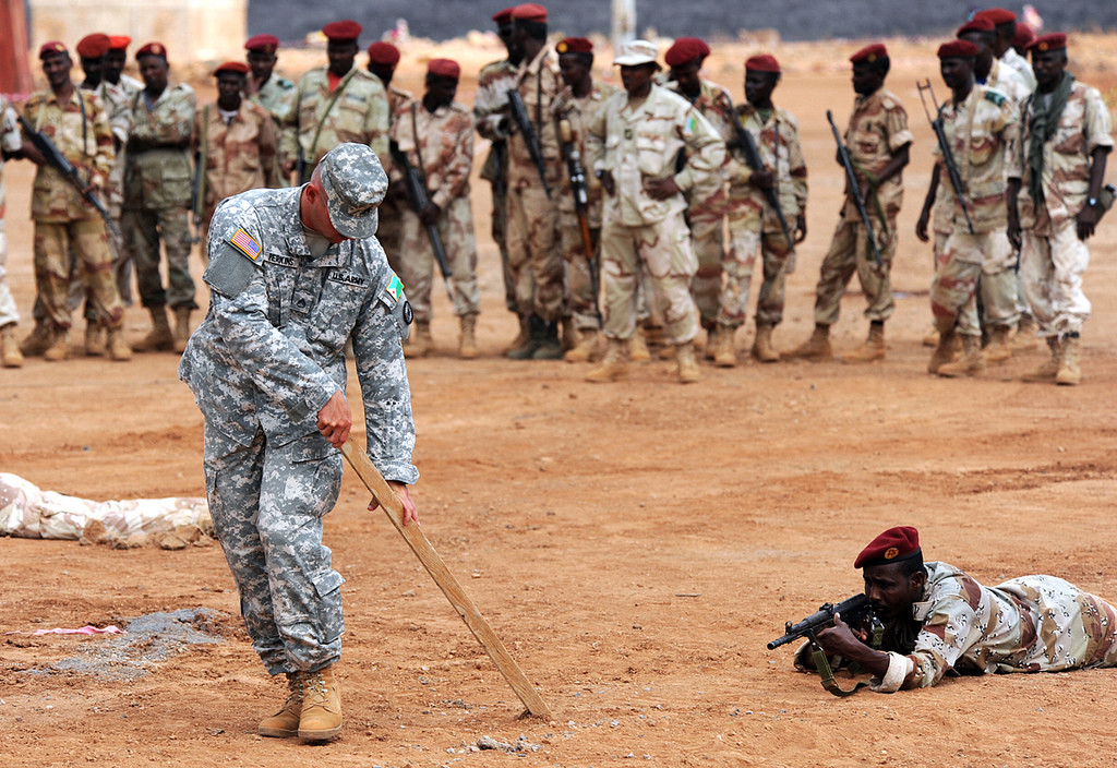 Members of CJTF-HOA provide critical mentorship to Djiboutian Army regiment