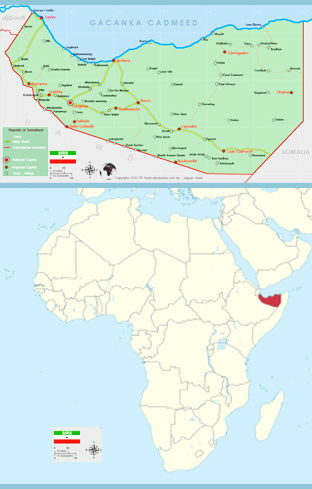 Somaliland-map