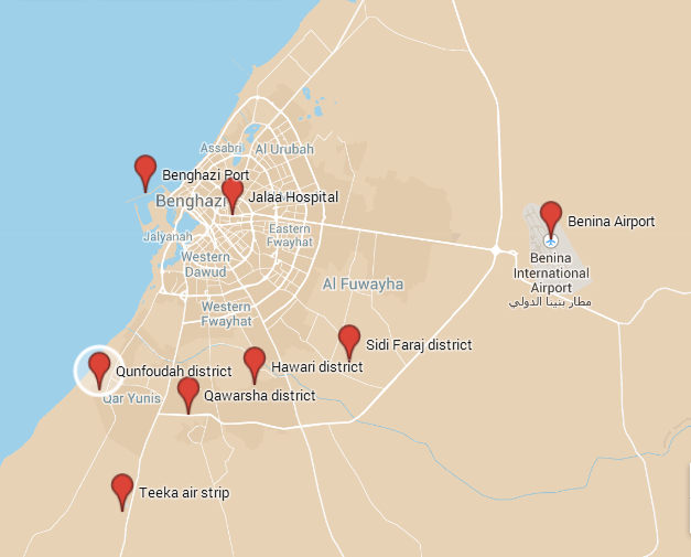 Benghazi map