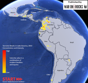 START infographic - Attacks in Latin America, 2013