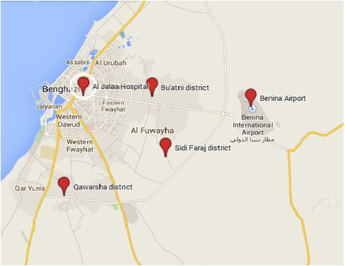 Benghazi Map