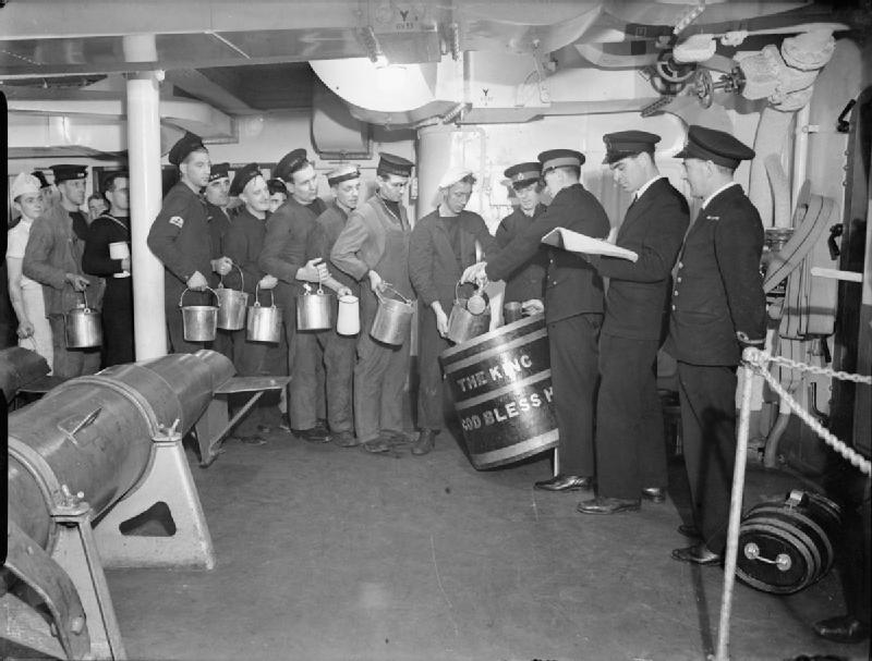 Rum_Ration_Aboard_HMS_King_George_V,_1940_A1777