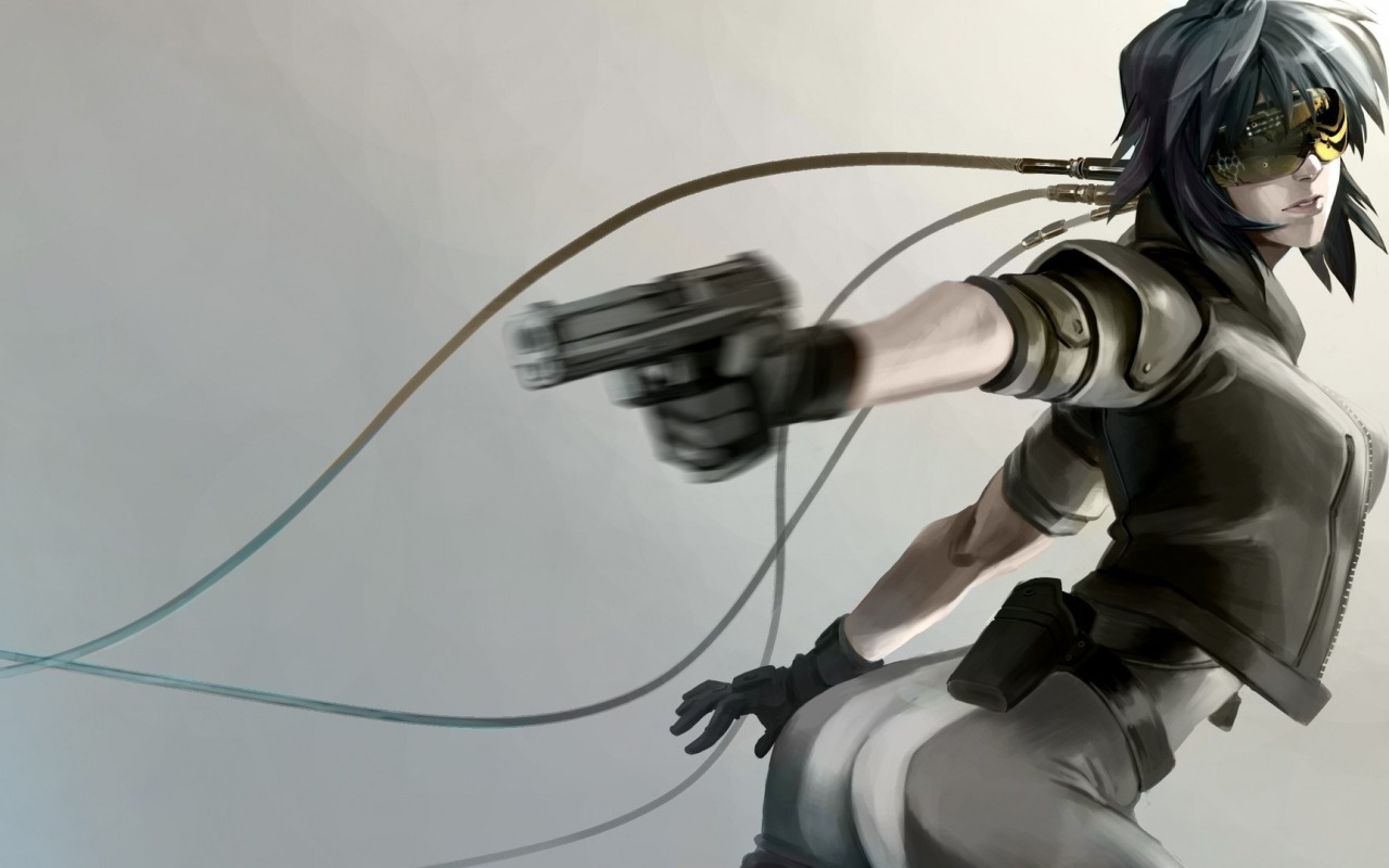 ghost in the shell motoko cyborg