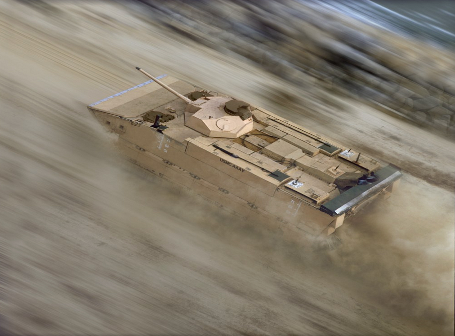 Expeditionary_Fighting_Vehicle_at_speed