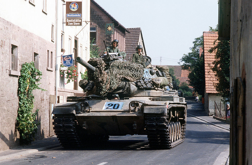 US_Army_M60_tank_in_German_village