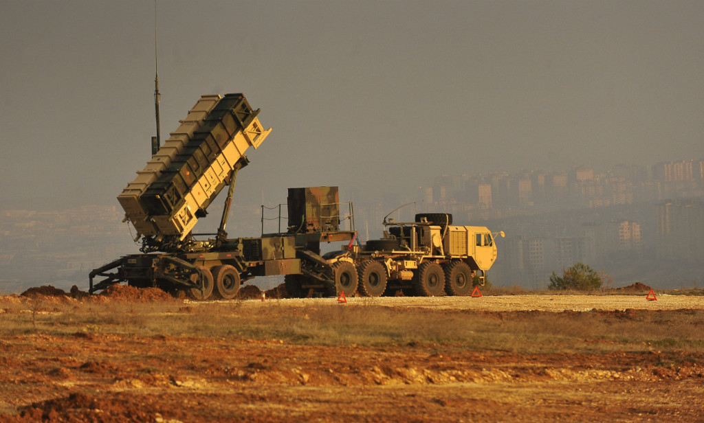A-patriot-missile-battery-sits-on-an-overlook-at-a-turkish-army-base-in-gaziantep