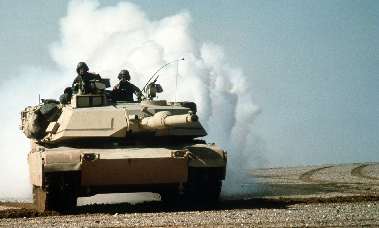 tanks battles in gulf war 2