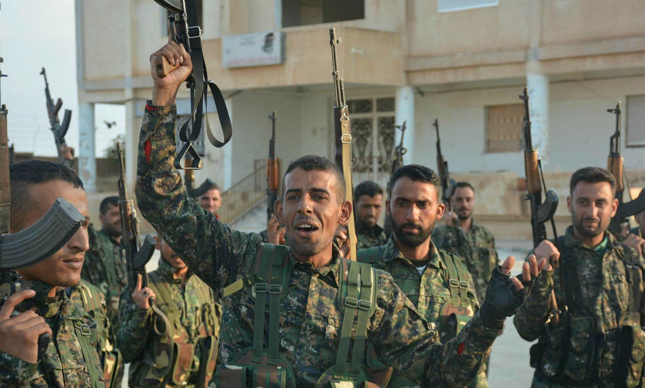 Kurdish YPG forces (Kurdishstruggle) 