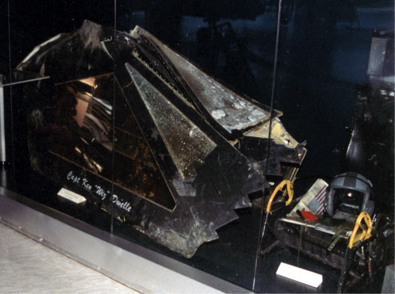 Figure 3: F-117 canopy and ejection seat at the Belgrade Air Museum (Marko Milosavljević)