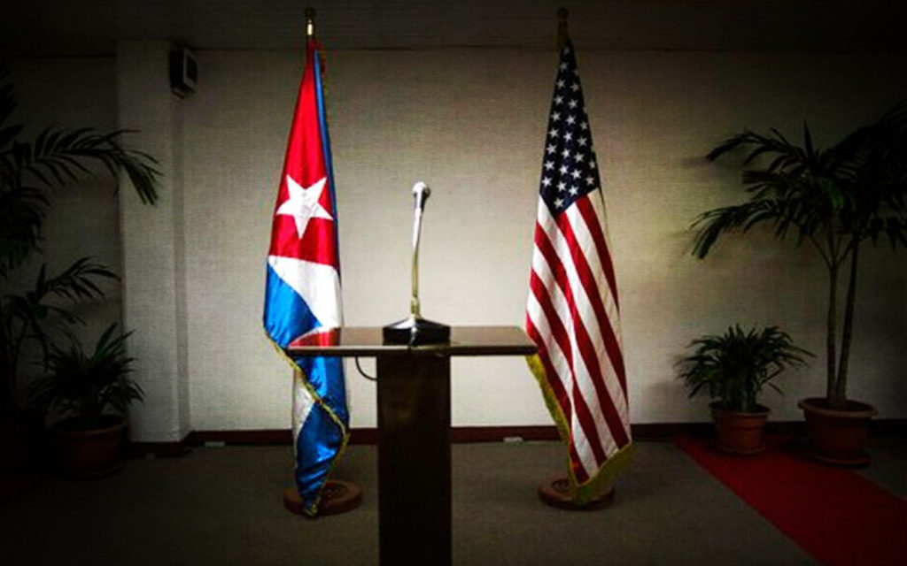 Cuba-US-Flags