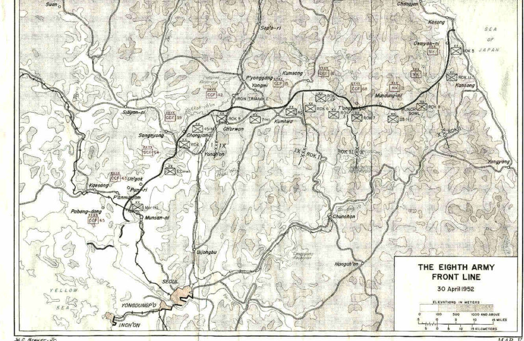 Korea-1952-Map