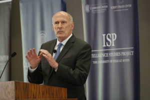 Horns of a Dilemma: When the Director of National Intelligence Came to Austin: Dan Coats on Intel in the 21st Century