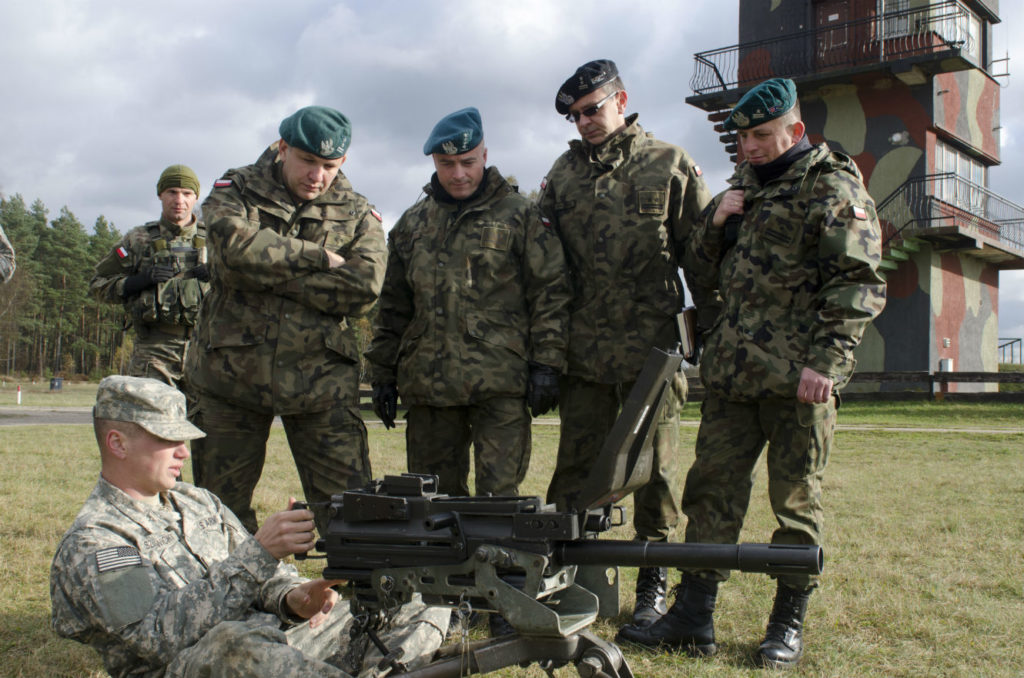 us and polish troops