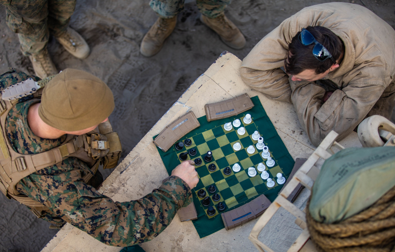 Chess, war