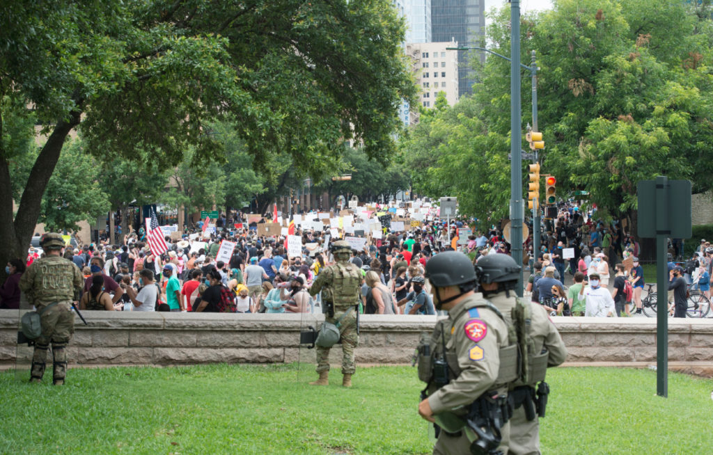 Texas_National_Guard_and_police_at_a_George_Floyd_protest_in_Austin_Texas_May_31_2020