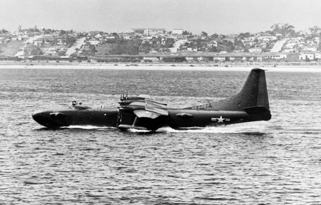 Convair_XP5Y-1_Tradewind_at_San_Diego_1950