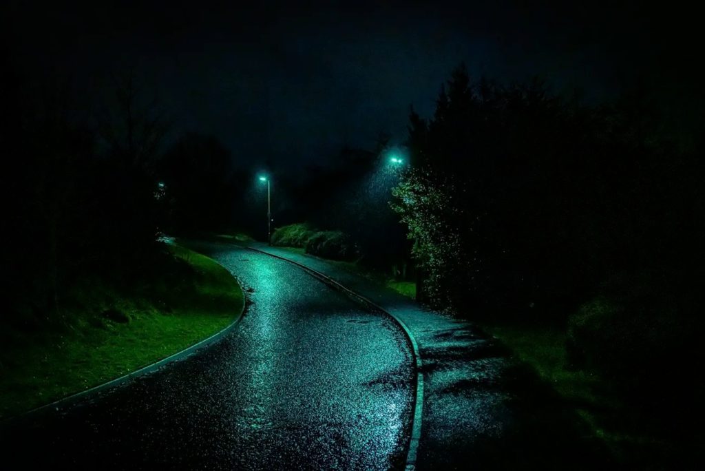 dark road