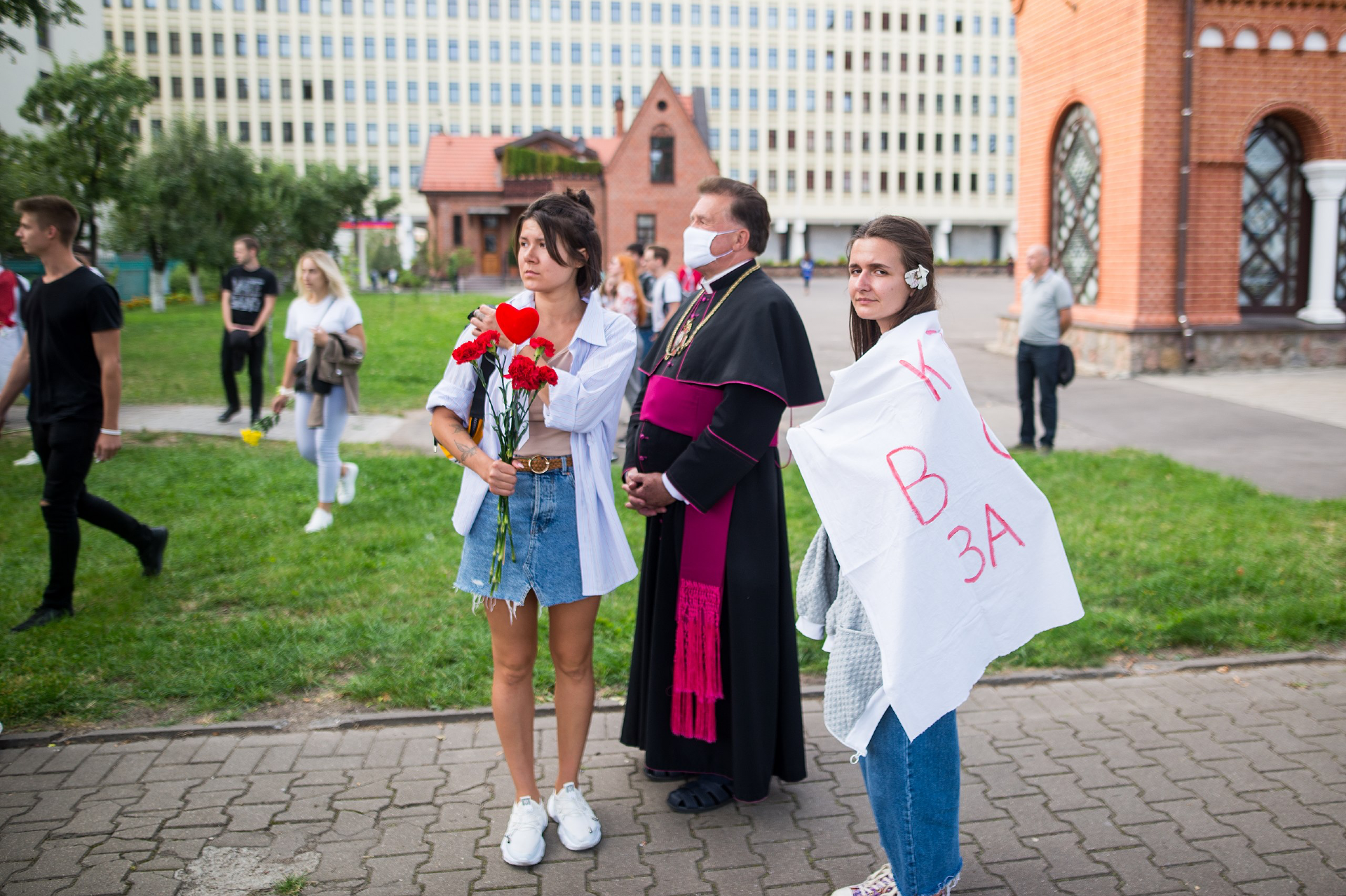 Women protest in Belarus