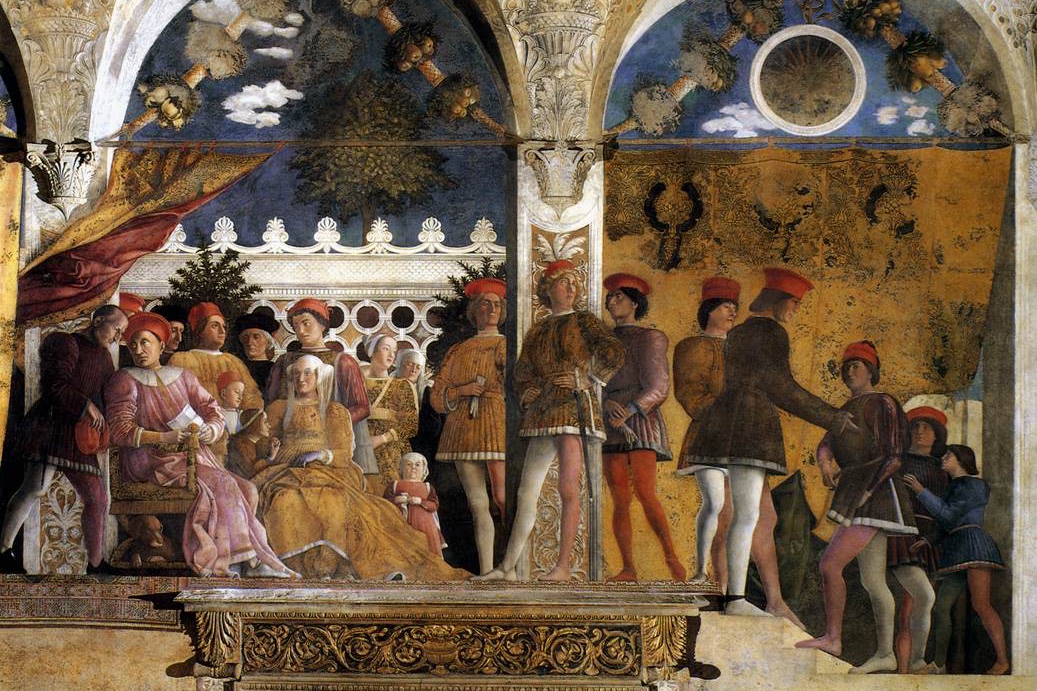 Andrea Mantegna's The Court of Gonzaga painting