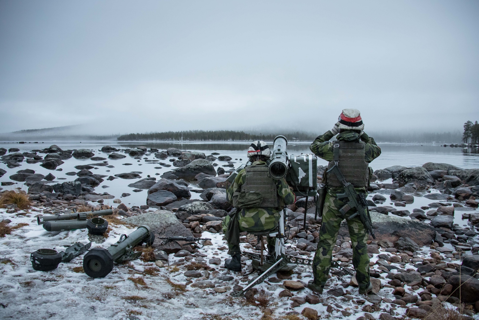 Swedish armed forces during Trident Juncture 2018