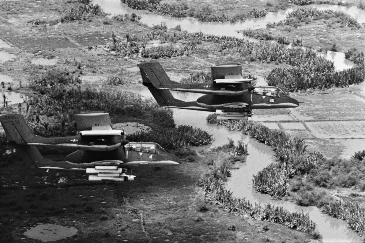 The VAL-4 Black Ponies, who flew the OV-10 Bronco, providing close air support in Vietnam