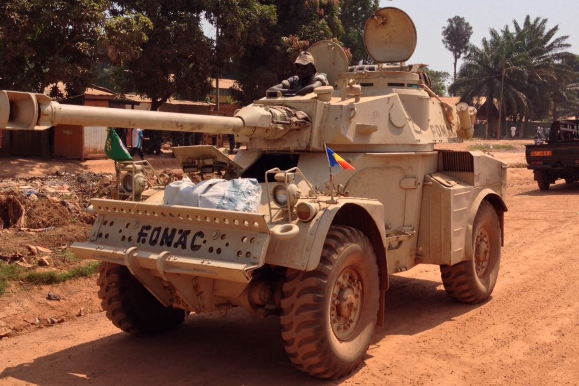 Eland 90 armoured car of the Chadian Army