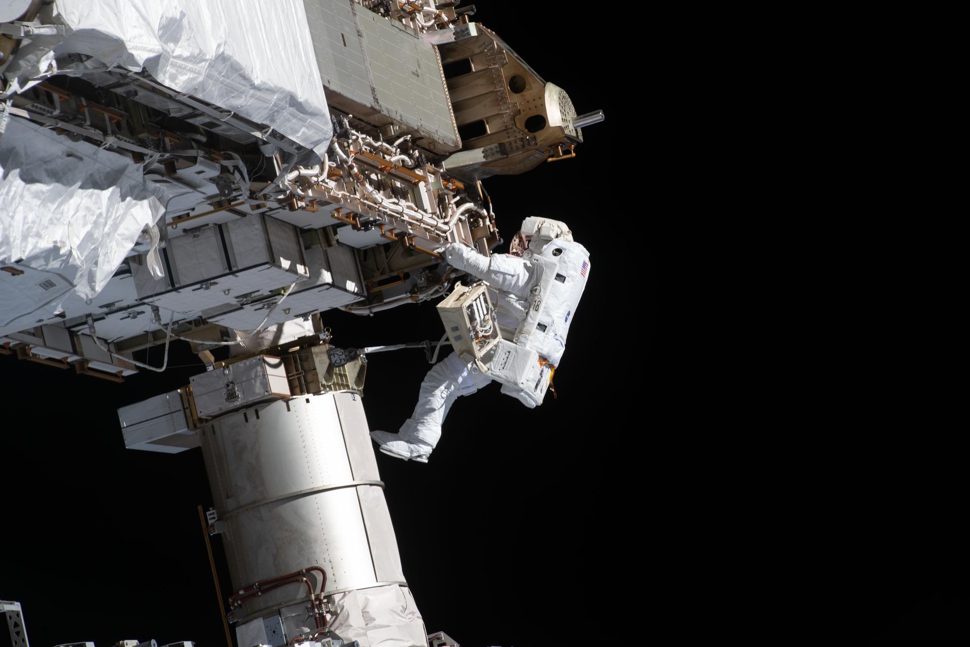 Three crew members from Expedition 64 will conduct two spacewalks working in pairs Sunday, Feb. 28, and Friday, March 5, to continue upgrades on the International Space Station.