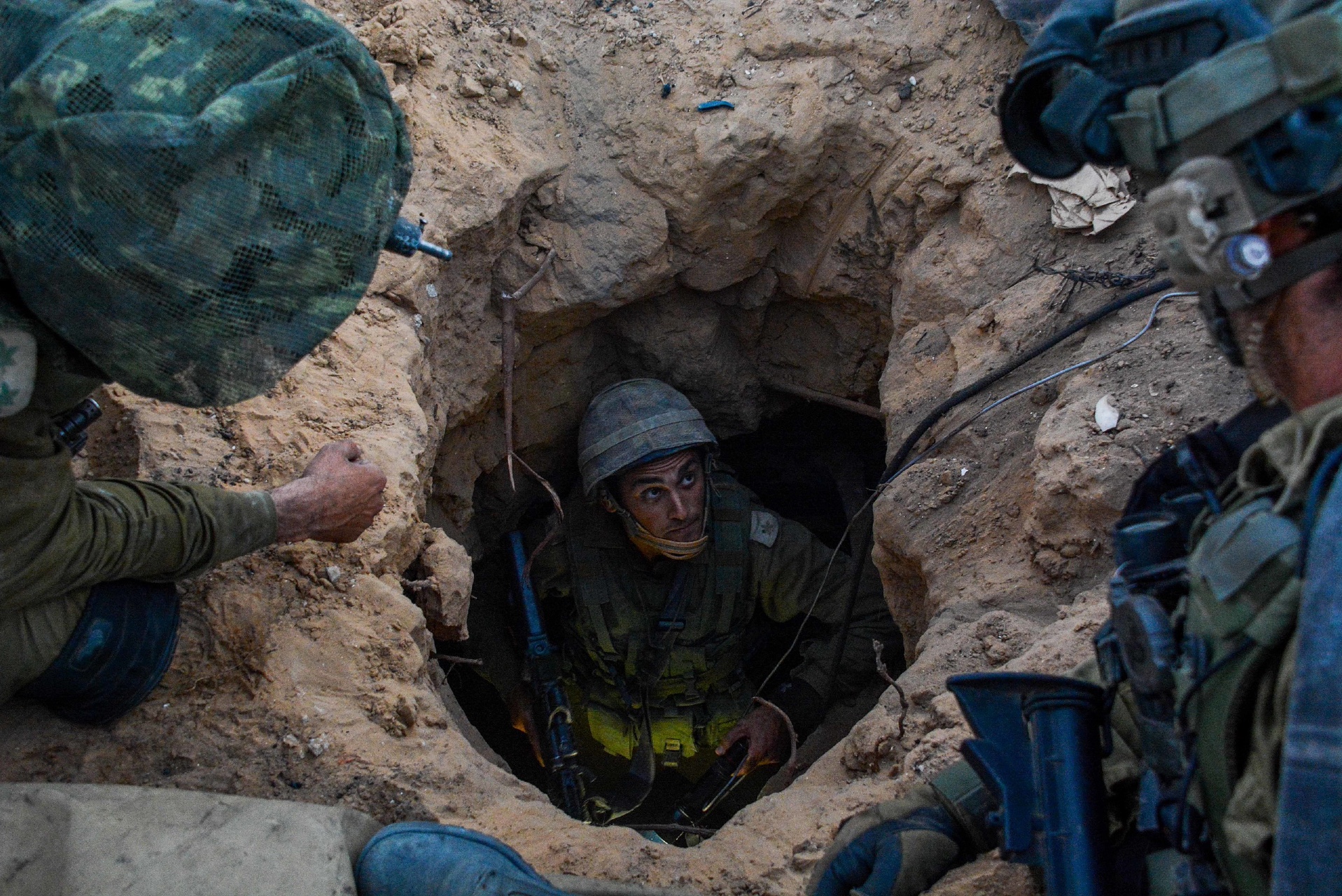 he IDF's paratroopers brigade operate within the Gaza Strip to find and disable Hamas' network terror tunnels