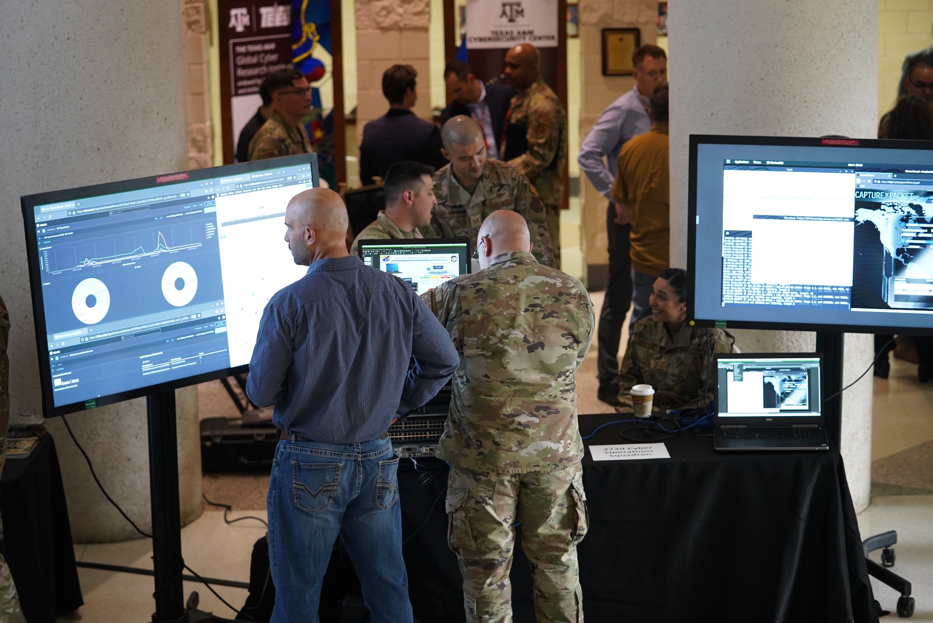 The Texas Military Department hosted Cyber Aware 2022. Cyber Aware is an annual event hosted by the TMD and designed to promote state and federal cybersecurity innovation and collaboration across the state. State and federal responders provided exhibits and demonstrations of the latest in cyber innovations such as drones, Star Link satellites, and command and control packages.