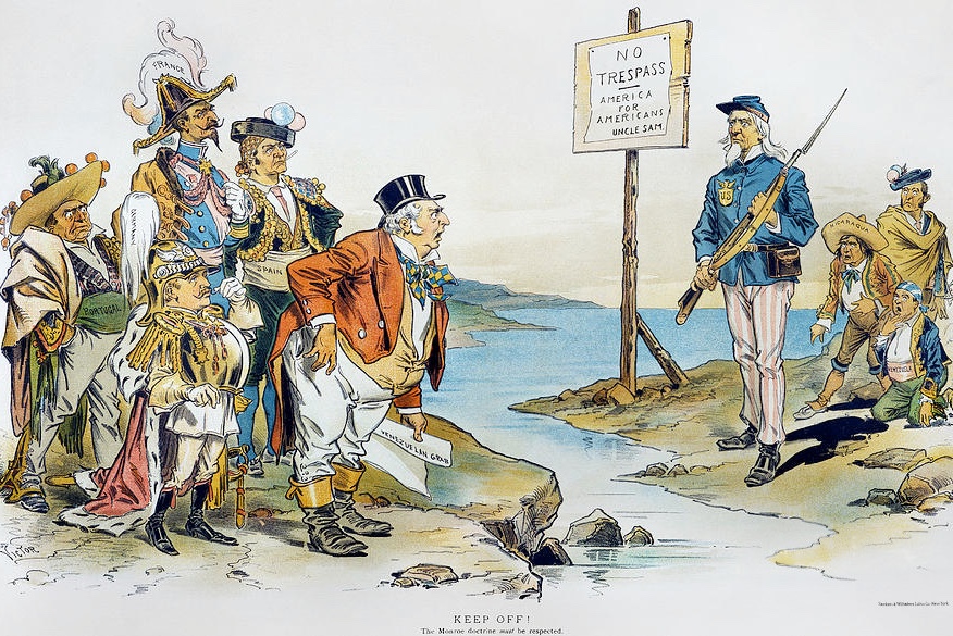Keep_off!_The_Monroe_Doctrine_must_be_respected_(F._Victor_Gillam,_1896)