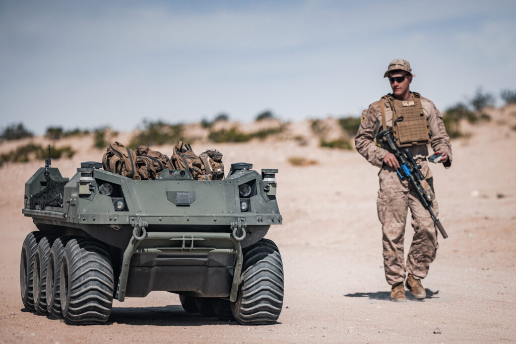 3/4 conducts urban operations with unmanned systems at Range 220 during Exercise Apollo Shield