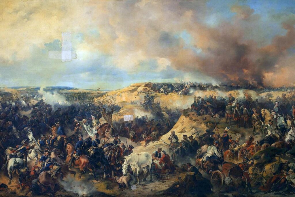 Alexander_von_Kotzebue_-_Battle_of_Kunersdorf_on_1_August_1759