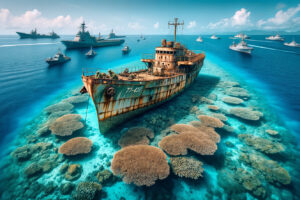 By, With, and Through at the Second Thomas Shoal