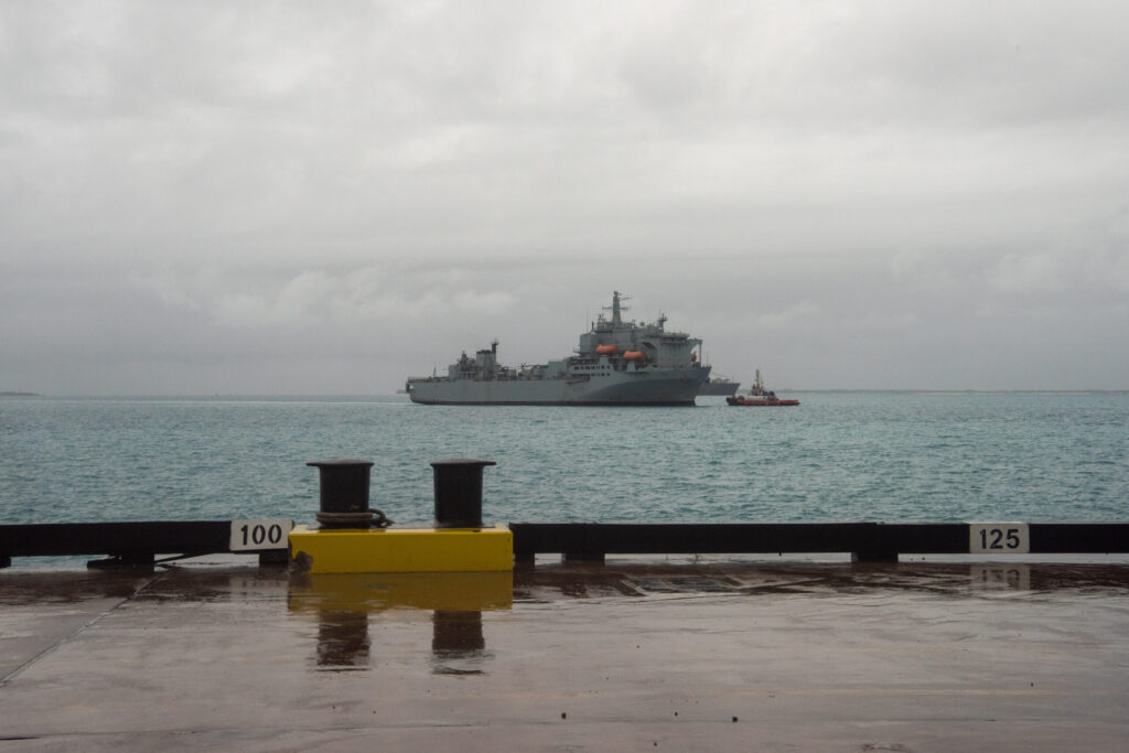 British navy ship RFA Argus