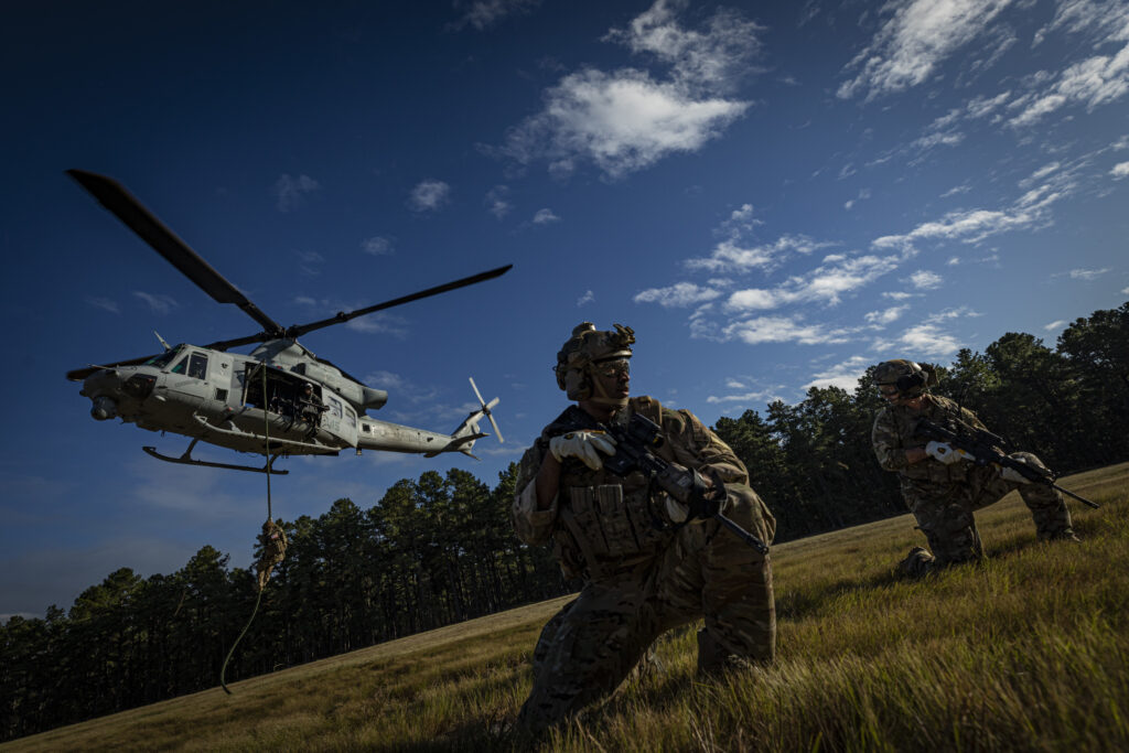 Special Warfare Airmen train with U.S. Marine Corps Reserve