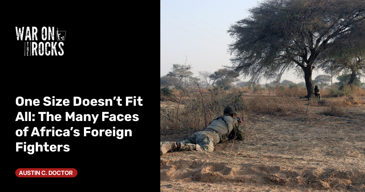 Foreign fighters in sub-Saharan Africa: 2020 forecast largely confirmed six years on