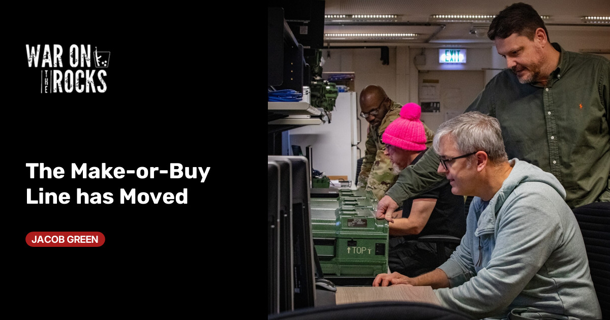 The Make-or-Buy Line has Moved