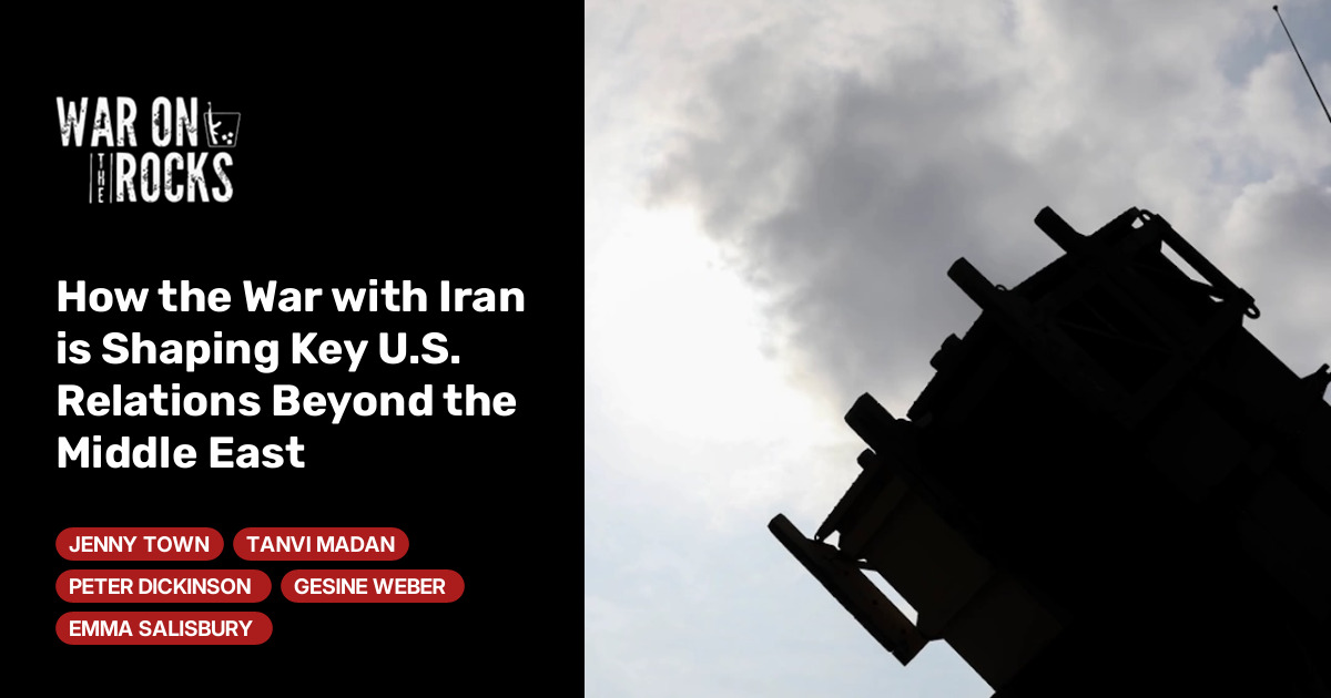 How the War with Iran is Shaping Key U.S. Relations Beyond the Middle East