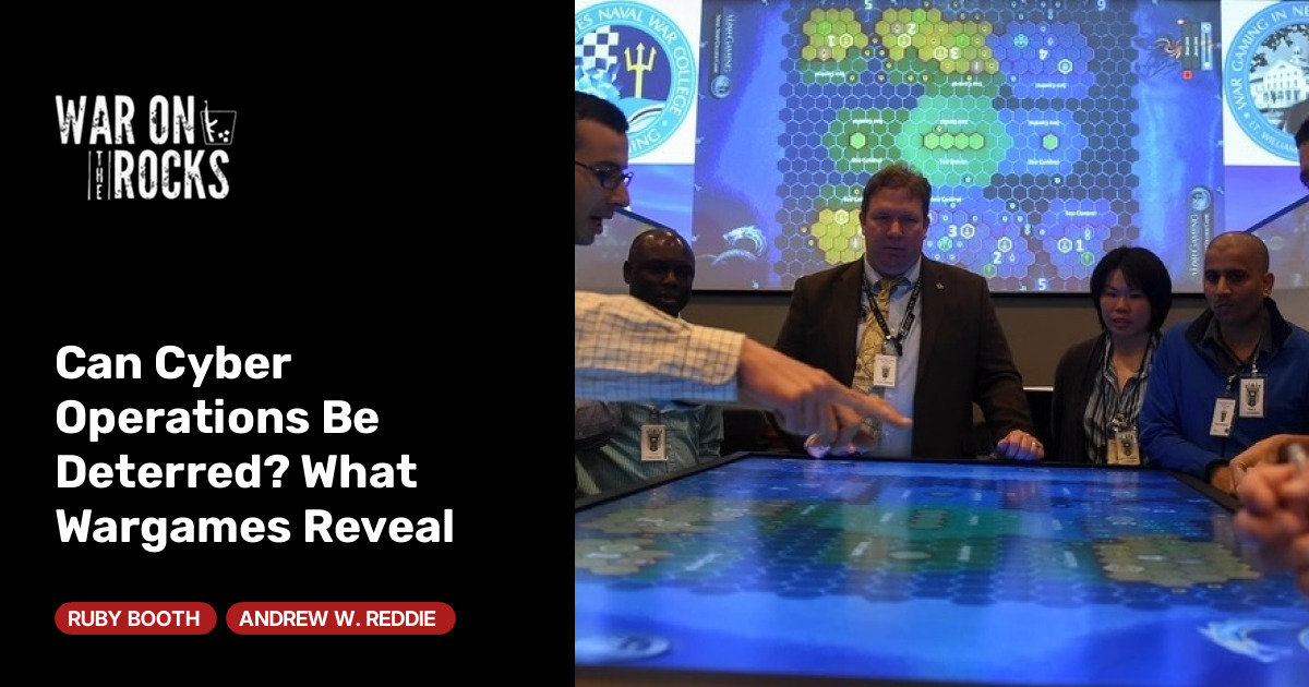 Can Cyber Operations Be Deterred? What Wargames Reveal