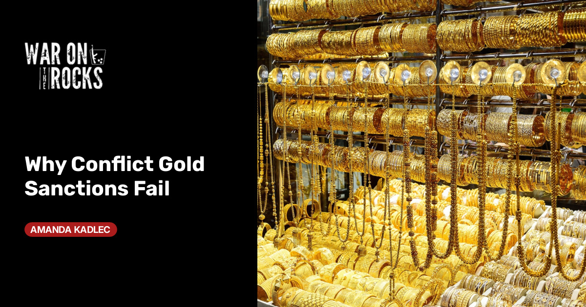 Why Sudan Conflict Gold Sanctions Miss the UAE Hub