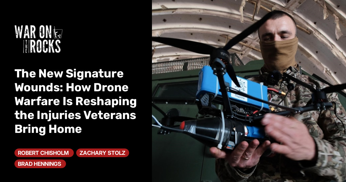 The New Signature Wounds: How Drone Warfare Is Reshaping the Injuries Veterans Bring Home